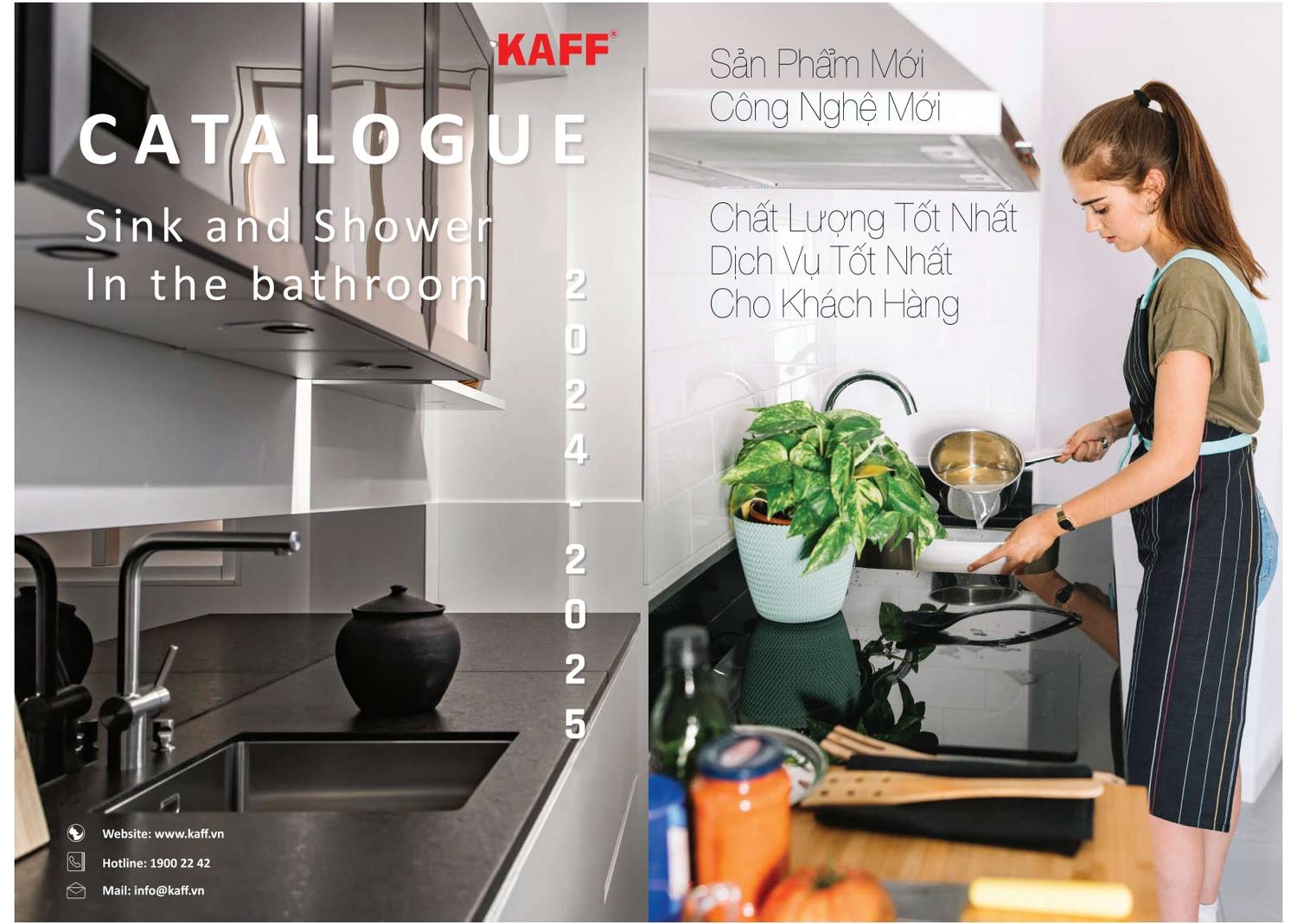 Chậu rửa chén và Vòi rửa chén KAFF Bảng giá và Catalogue mới nhất 2024 /Page 1